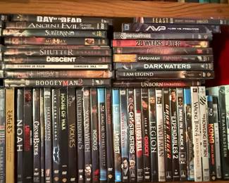 Collection of Movies on DVD and Blu-ray