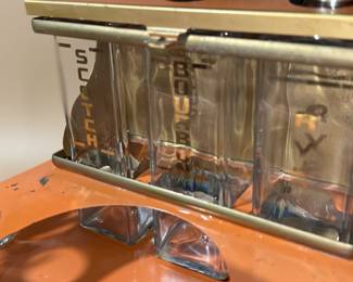 St. George Crystal Barware Set with Tray