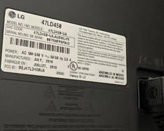 LG 47LD450 LCD TV