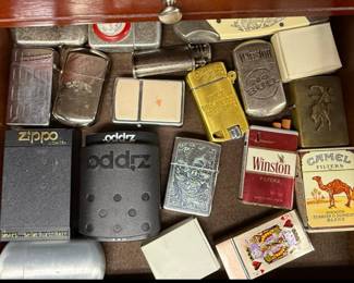 Zippo Lighters Collection with Promotional Brands