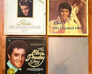 Elvis Presley Vinyl Records Collection - Worldwide 50 Gold Award Hits & More