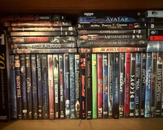 Collection of Movies on DVD and Blu-ray