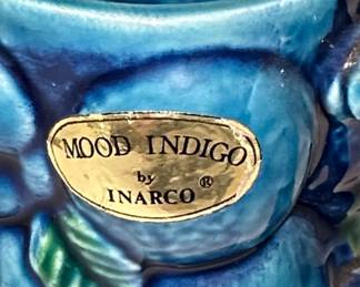 Inarco "Mood Indigo" Pitcher and Mugs Set