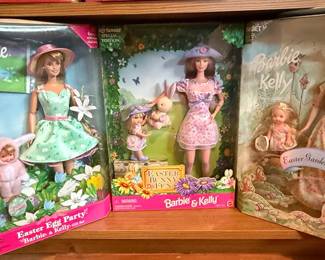 Barbie & Kelly Easter Collection Gift Sets (Easter Egg Party, Easter Bunny Fun, Easter Garden Hunt)