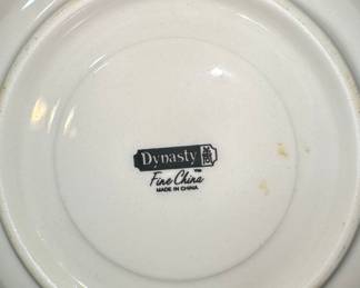 Dynasty Fine China "Rapture" Floral Pattern Dinnerware Set