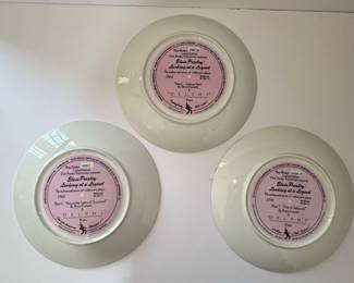 Elvis Presley "Looking at a Legend" Collector Plates