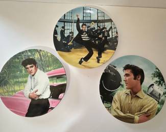 Elvis Presley "Looking at a Legend" Collector Plates