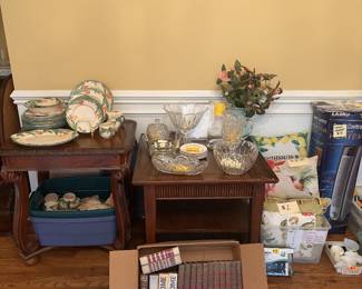 crystal, old books, room heater