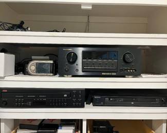 receiver and DVD player