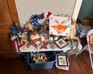 Winter, Easter decorations, 4th of July, Americana