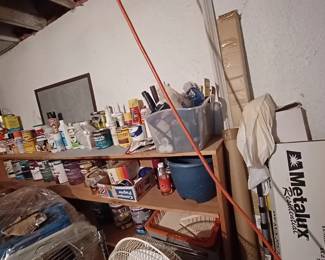 garage stuff in basement