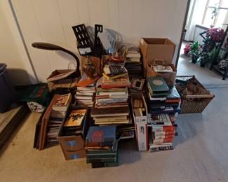 books, tapes, videos