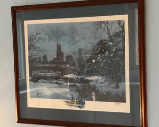 Quiet night by Tom Lynch painting