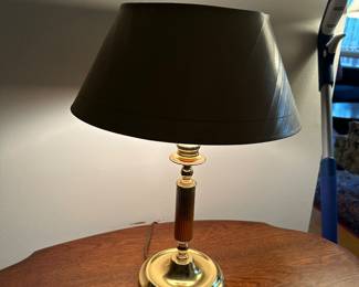 Brass table lamp