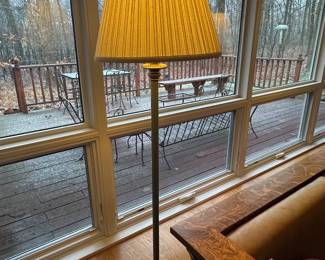 postmodern chrome floor lamp