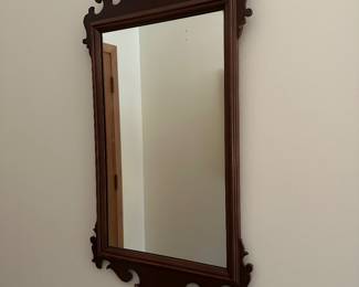 Vintage 1940's Mirror with wooden frame