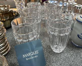 Marquis by waterford crystal glasses