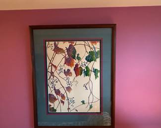 Floral picture frame