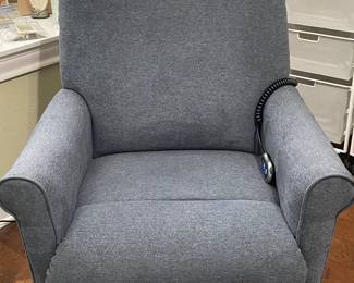 LA Z BOY MILLER BRONZE POWER LIFT CHAIR