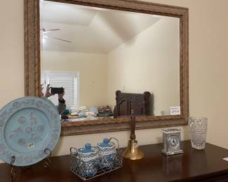 LARGE BEVEL GLASS MIRROR
