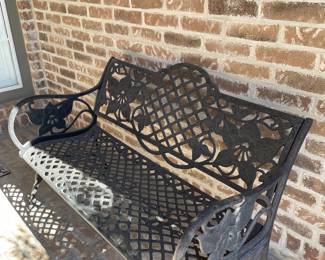 CHAIR KING OUTDOOR BENCH / BRONZE