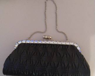 Black sequin purse