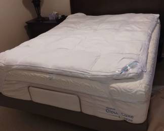 Queen size bed very good condition has foot board