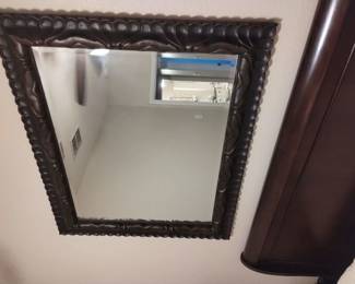 Framed wall/sofa mirror