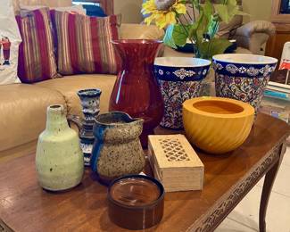 Coffee Table and Decorative Objects