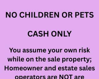 NO LARGE BAGS OR BACKPACKS