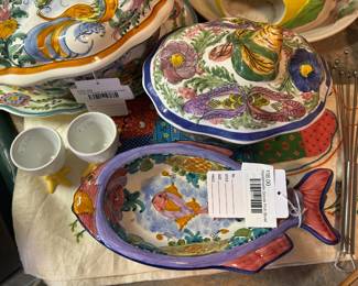 Handmade Greek Fish Bowl 