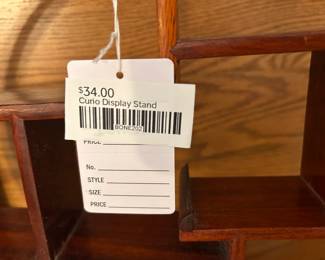 Curio Display Stand 