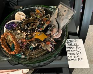 Unmarked Jewelry 
