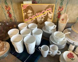 White Milk Glass Collection 