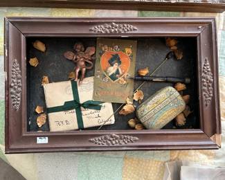 Vintage Style Shadow Box 