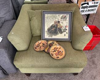 Broyhill Olive Armchair 