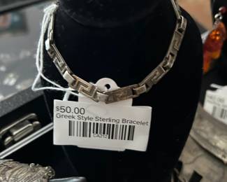 Greek Style Sterling Bracelet 