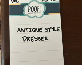 Antique Style Dresser 