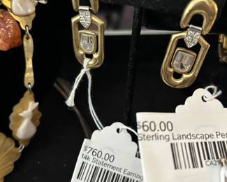 14k Statement Earrings