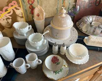 White Milk Glass Collection 