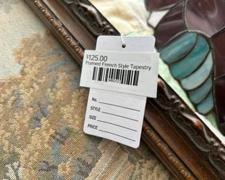 Framed French Style Tapestry