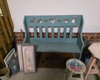 Vintage Wooden Bench