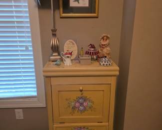 Yellow Cabinet with Pull down front