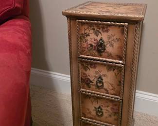 Small Hand Painted Cabinet