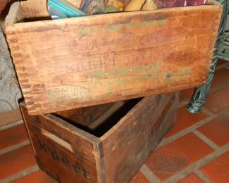 Vintage Wooden Boxes