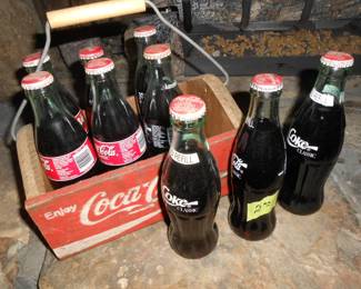 Vintage Coke & Wooden Carton