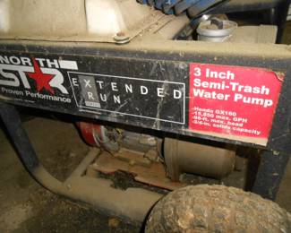 North Star 3 Inch Semi Trash Water Pump