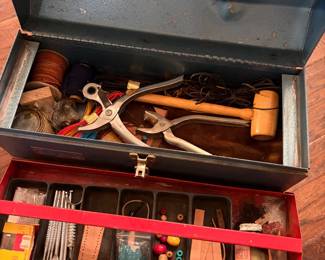 Leather working tool box