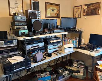 Massive collection of electronics