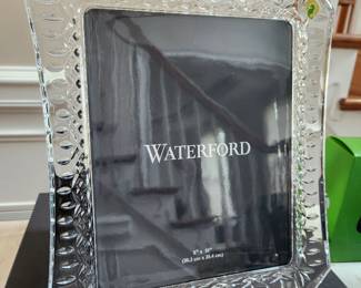 Waterford crystal 8x10 frame with box